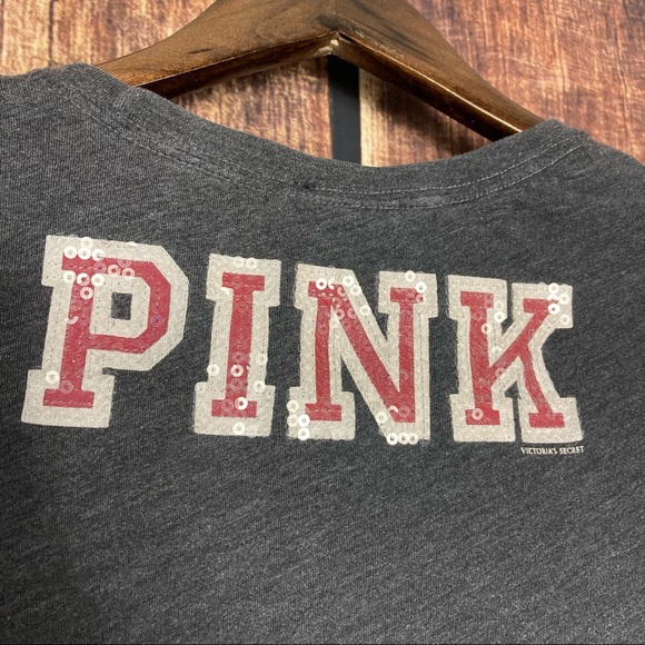 PINK Victoria’s Secret OU sequin shirt - Picture 5 of 7